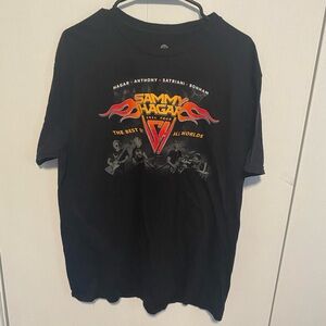 Sammy Hagar Black Graphic T-Shirt by Second Sun size Large